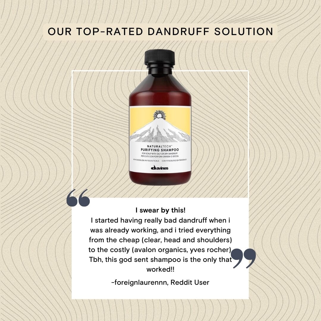 Davines Purifying Shampoo: For Oily or Dry Dandruff 100ml